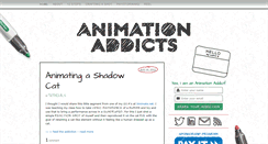 Desktop Screenshot of animation-addicts.com